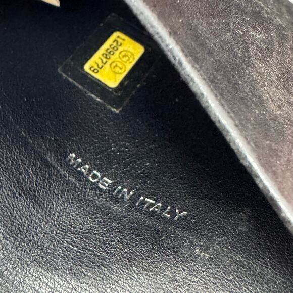 Chanel Vintage Camellia Key Case Black Patent Leather Wallet 95P with Box - Picture 10 of 13